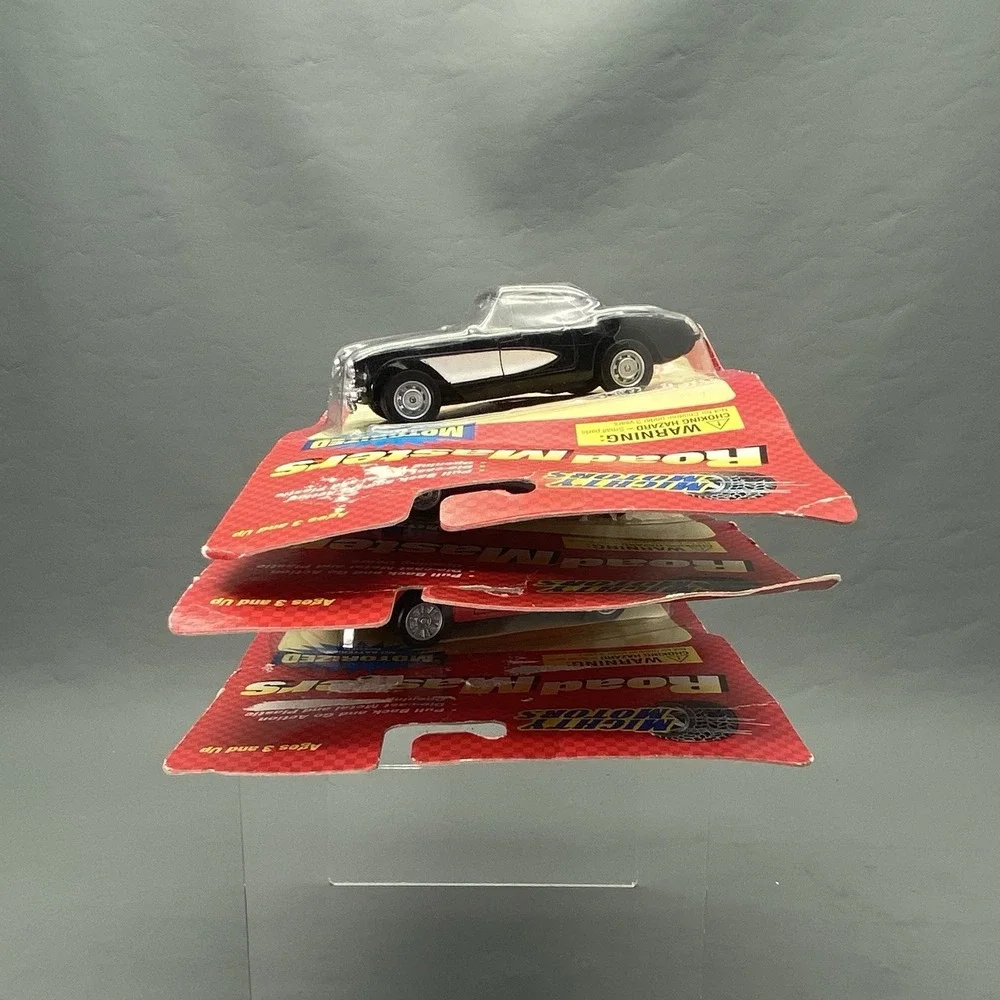 Maisto Mighty Motors Road Masters Motorized Pull‎ Back Diecast Car Lot of 3